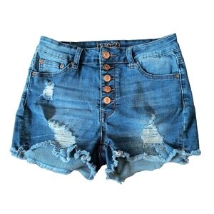 Rue 21 Button Fly Shortie Shorts Size 6